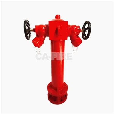 Pilier požiarneho hydrantu dvoma spôsobmi